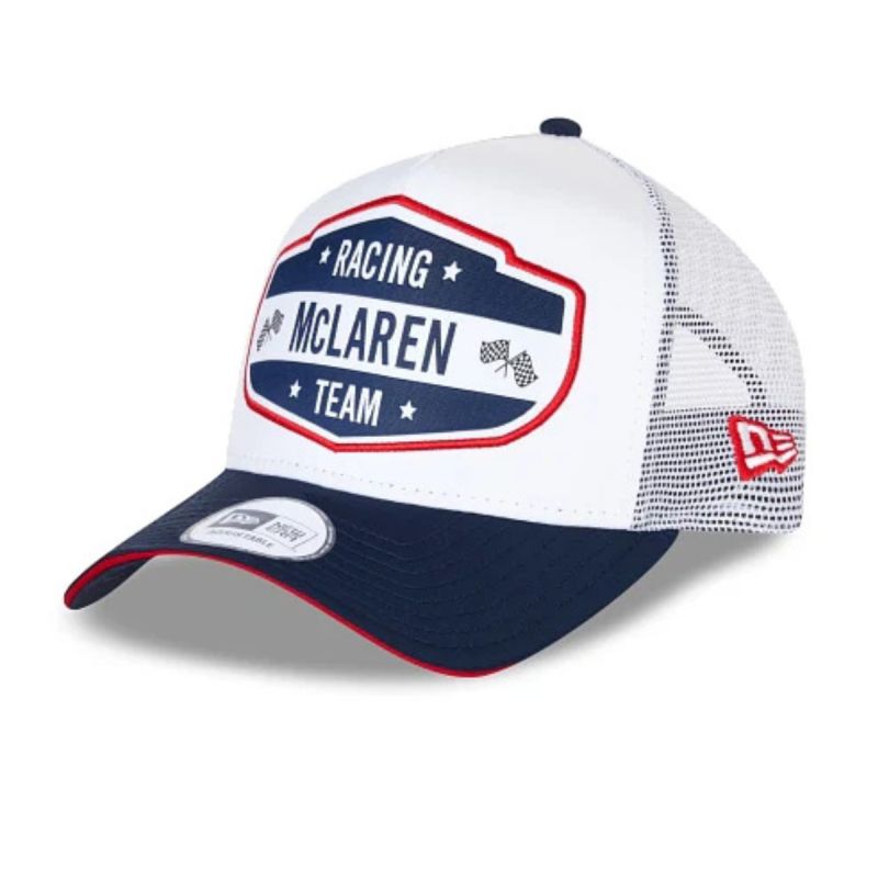 New Era 9FORTY McLaren Racing Team F1 USA Trucker Cap - 60243909 Odzież/Czapki/Czapki z daszkiem Your Sports Performance