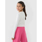 Longsleeve slim crop top plain girls 4F 4FJWSS25TLONF430-11S *Kategoria tymczasowa Your Sports Performance