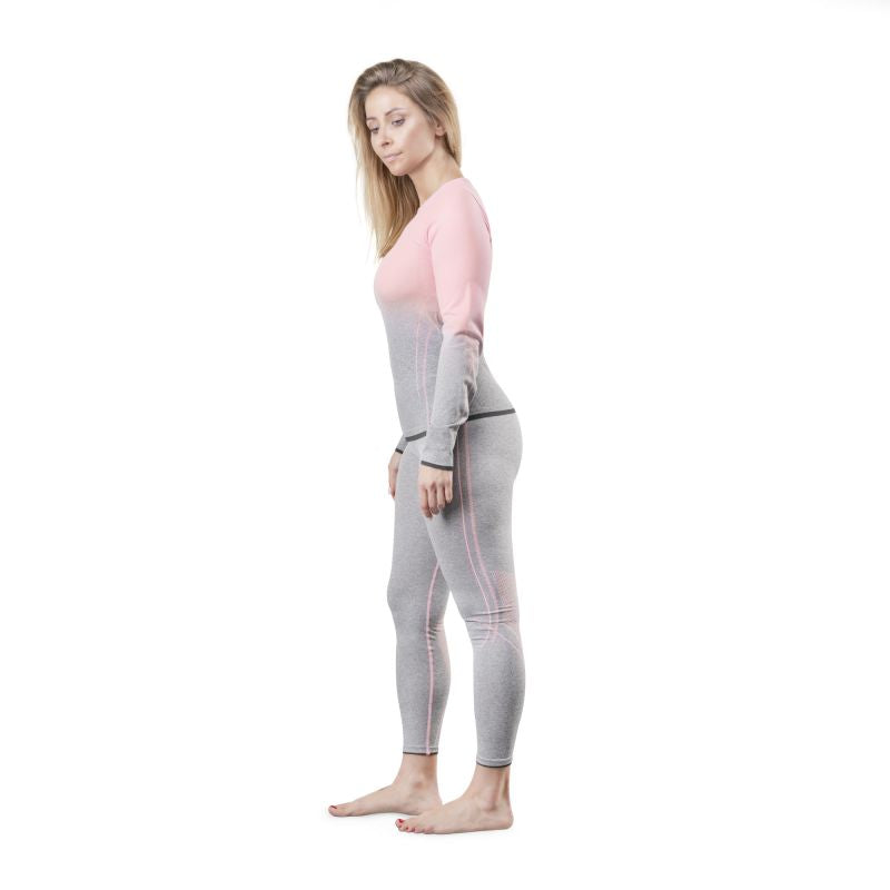 Thermoactive underwear Spokey Flora Set Lady Termo SM VT W 6114300000 gray and pink Clothing/Outdoor/Alpinus Your Sports Performance