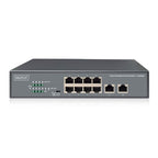 Unmanaged network switch 19" 8x RJ45 10/100 Mb/s, 2x FastEthernet uplink, PoE+ 120W budget Komunikacja i łączność/Switch-e Your Sports Performance