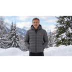 Geographical Norway Men’s Jacket AMIGO HOOD DGREY DB MEN 096 (WA1459H/GN-DARK GREY)