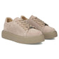 Women's leather shoes, sneakers, beige, Filippo DP7502/26 Filippo