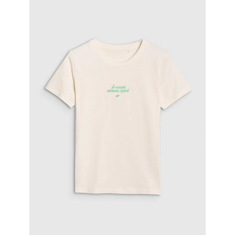 Women's regular printed T-shirt 4F 4FRSS25TTSHF2786-11S *Kategoria tymczasowa Your Sports Performance