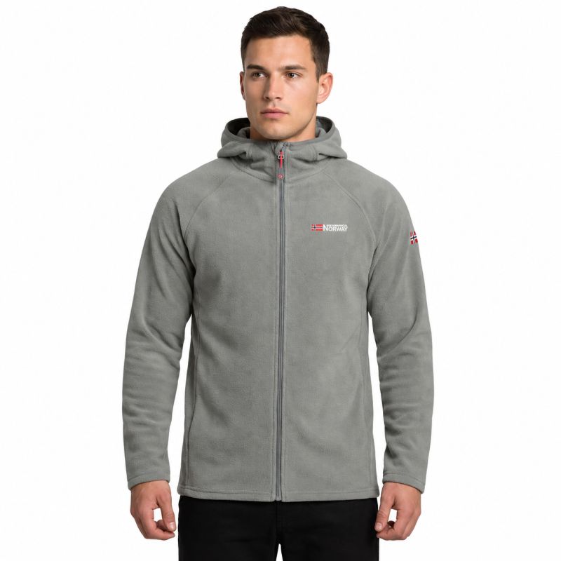 Geographical Norway TUGOOD DARK GREY DB MEN 233 Men’s Fleece Jacket (WZ3331H/GN-DARK GREY)