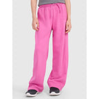 Girls' wide-leg sweatpants 4F 4FJRAW25TTROF1601-54S