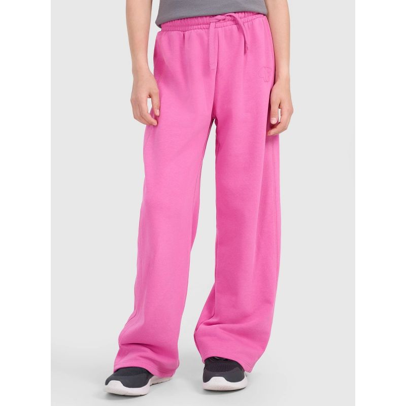 Girls' wide-leg sweatpants 4F 4FJRAW25TTROF1601-54S