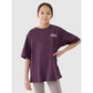 Girls' oversize T-shirt with print 4F 4FJRSS25TTSHF2586-50S *Kategoria tymczasowa Your Sports Performance