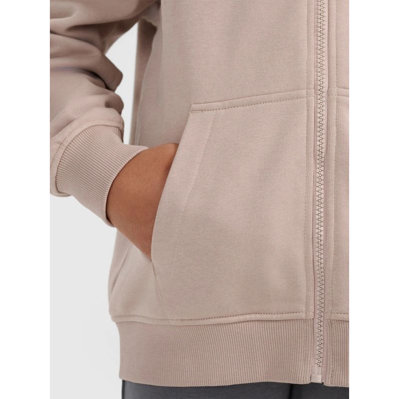 Girls' 4F Zip-Up Hoodie 4FJRAW25TSWSF2466-83S