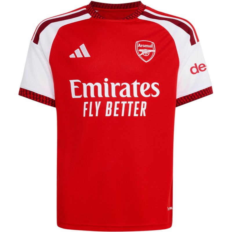 adidas Arsenal FC 26/27 Home Jersey Kids' Shirt, Red KB9947