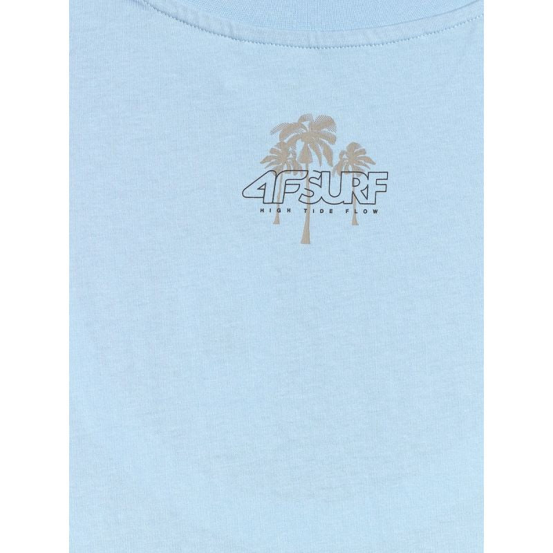 Men's regular printed T-shirt 4F 4FRSS26TTSHM4298-34S