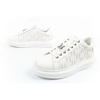Karl Lagerfeld Kapri men's shoes sneakers natural leather white In preparation Your Sports Performance