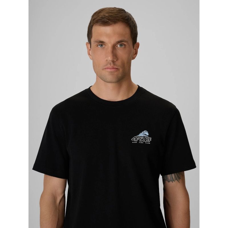 Men's regular printed T-shirt 4F 4FRSS26TTSHM4299-20S