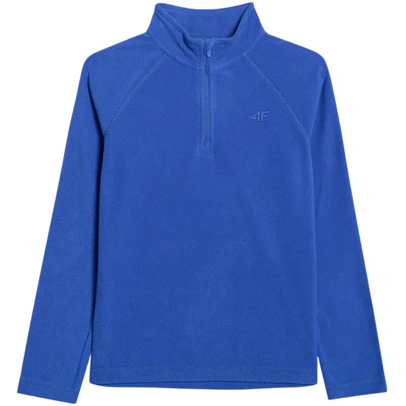 Boy's fleece sweatshirt 4F M058 cobalt 4FJWAW25UFLEM058 36S In preparation Your Sports Performance