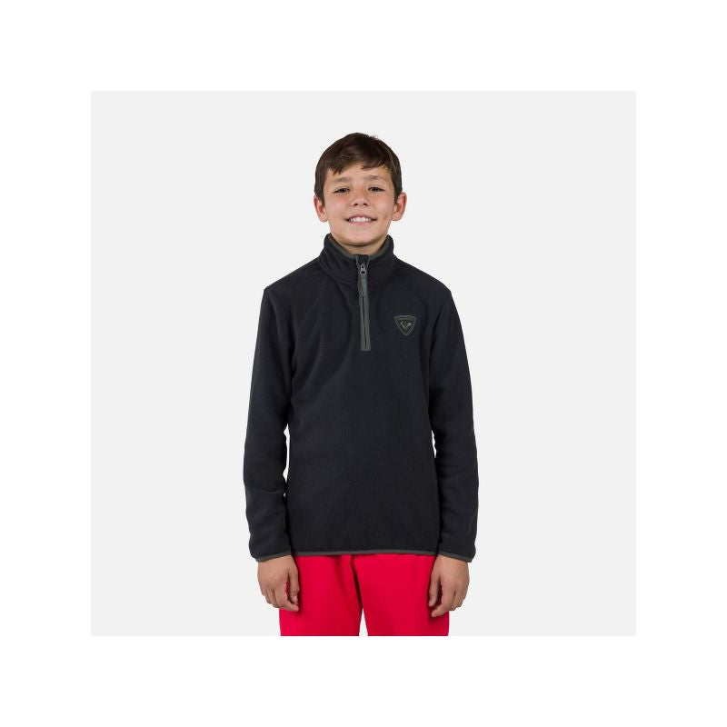 Rossignol Jr Strawpile Fleece Hz Sweatshirt Black Import z PMSport Your Sports Performance