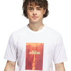 Men's adidas Waterfall Graphic T-shirt white KH0398