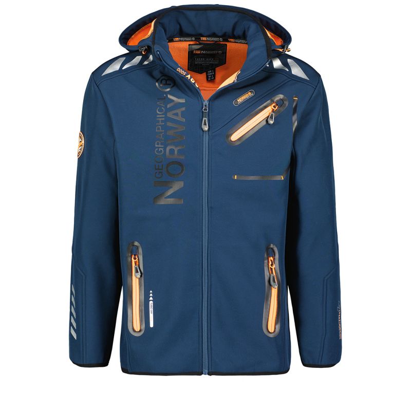 Geographical Norway ROYAUTE NAVY -ORANGE DB MEN 068 NAVY / ORANGE (WY8028H/GN-MARINE / ORANGE) Geographical Norway