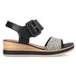 Leather wedge sandals Remonte W RKR646 Footwear/Lifestyle/Rieker Your Sports Performance