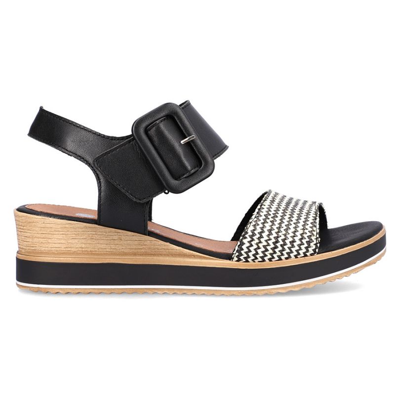 Leather wedge sandals Remonte W RKR646 Footwear/Lifestyle/Rieker Your Sports Performance