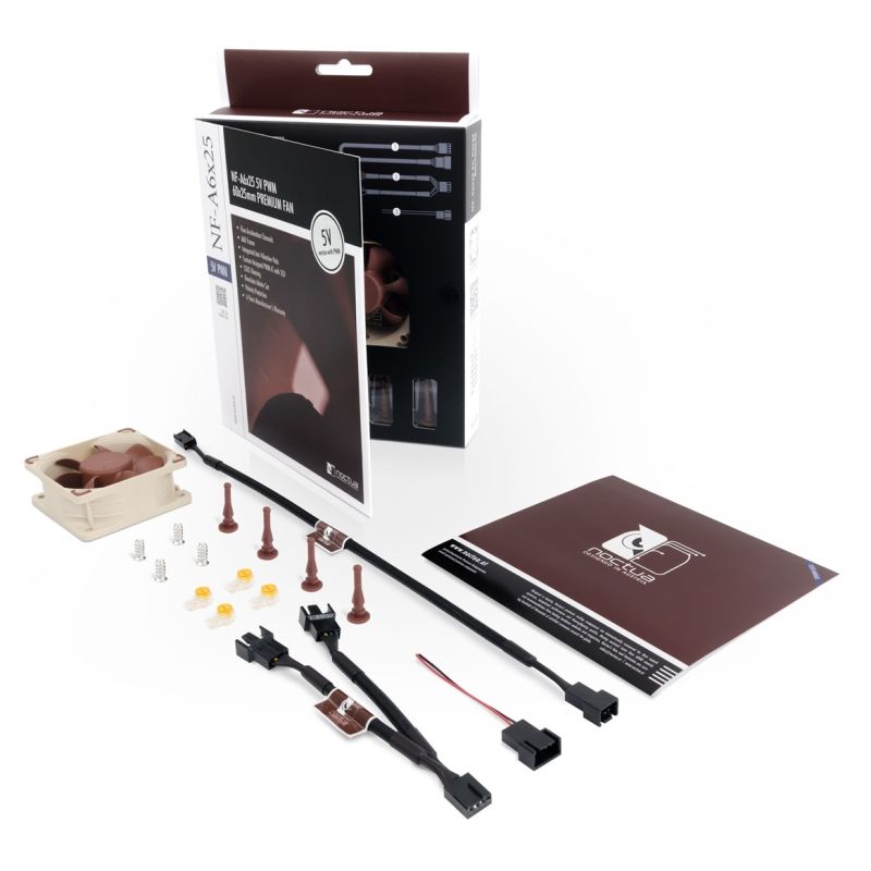 NOCTUA NF-A6x25 60x25 mm PWM 5V fan Chłodzenie/Chłodzenie - wentylatory Your Sports Performance