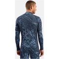 Men’s long-sleeve thermal top Odlo PERFORMANCE WARM BLACKCOMB BL TOP Turtle Neck, navy blue