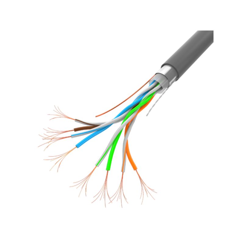 LANBERG LAN CABLE FTP 100MB/S 305M CCA LINE GRAY Kable, gniazda i wtyki/Kable sieciowe Your Sports Performance