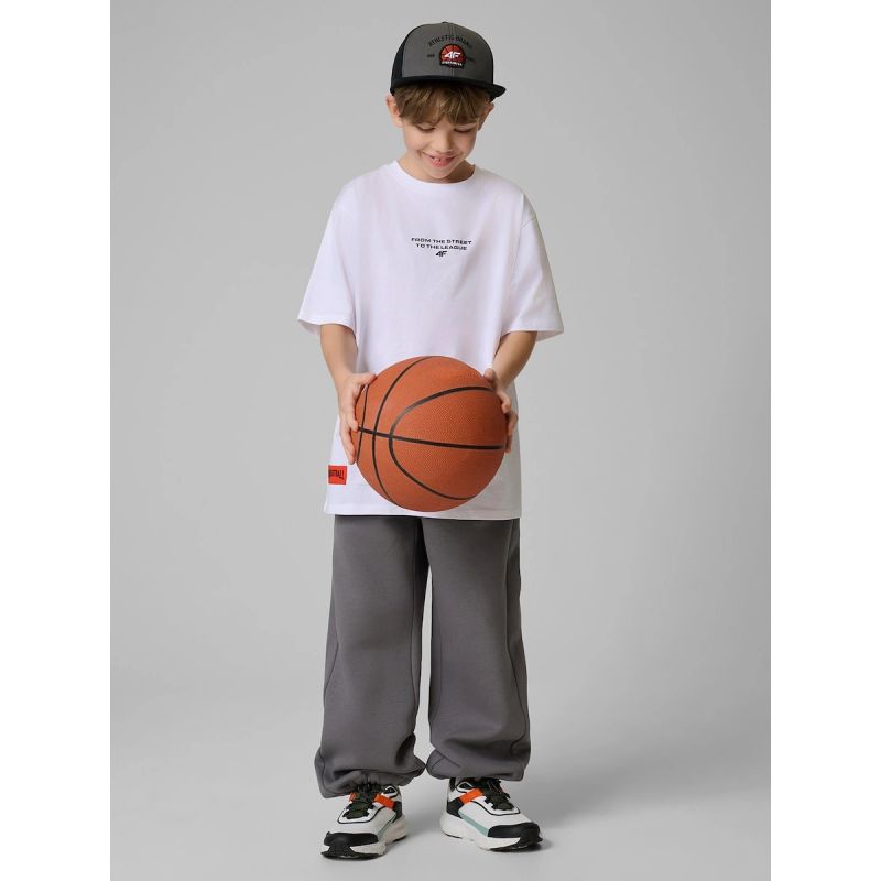 Boys' jogger sweatpants 4F 4FJRSS26TTROM1920-25S