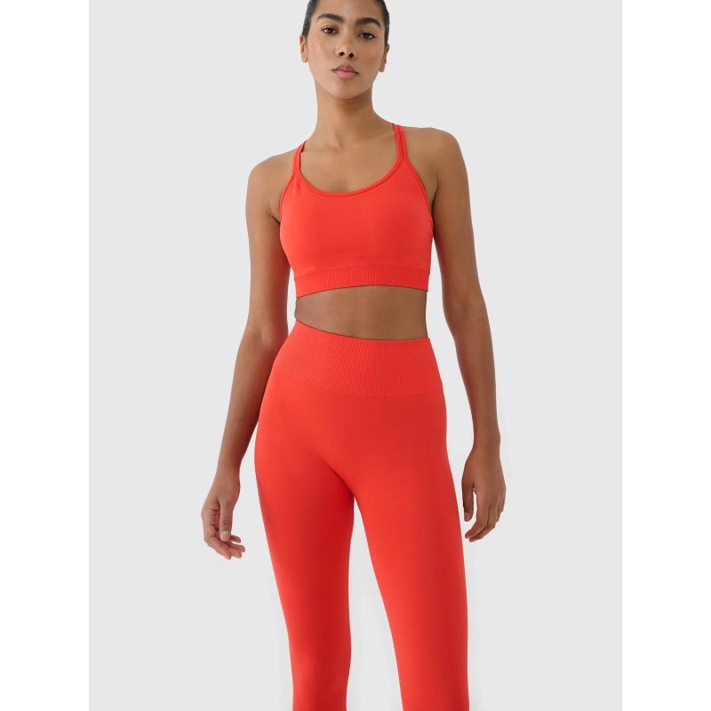 Women's seamless training leggings 4F 4FWSS25TFTIF380-62S *Kategoria tymczasowa Your Sports Performance