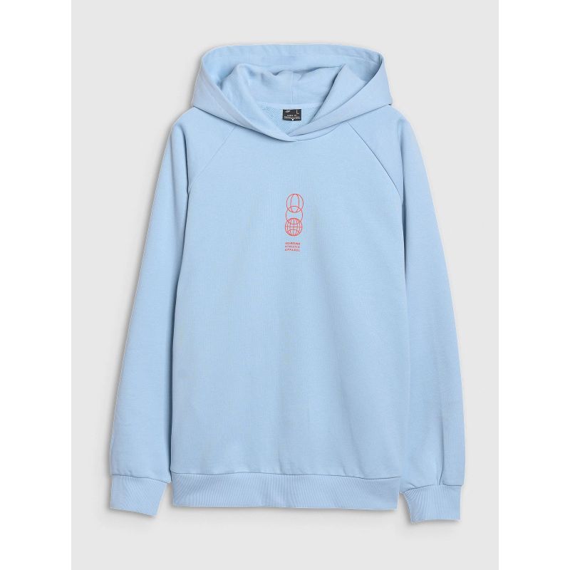 Men's sweatshirt with hood, open, 4F 4FRSS25TSWSM2111-34S *Kategoria tymczasowa Your Sports Performance