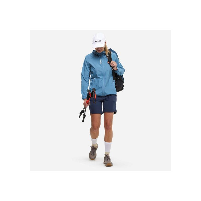 MILLET Parmelan Windbreaker Hoodie Women's Jacket in Blue