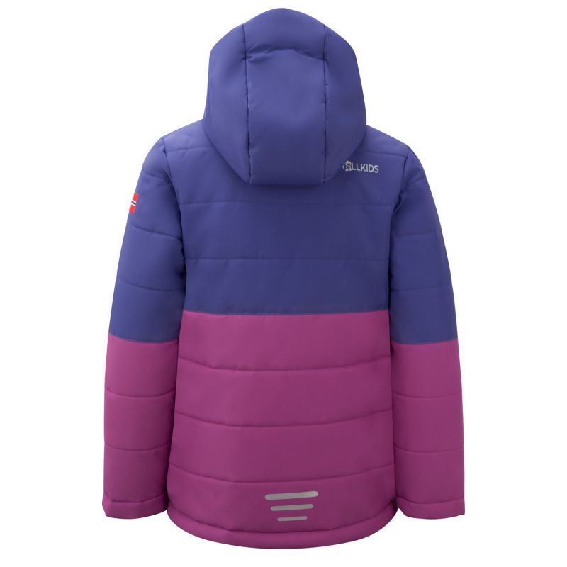 Trollkids Kids Hemsedal Snow Jacket XT insulated waterproof purple winter jacket (513-154) In preparation Your Sports Performance