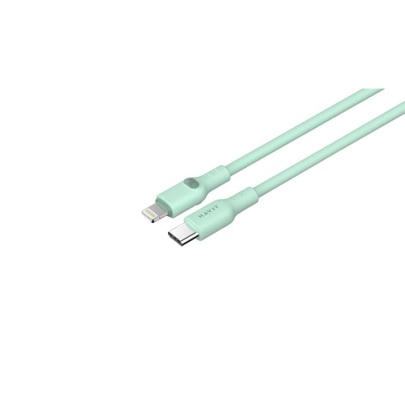 Havit Type C-Lightning Cable CB6281 1.0m (green) In preparation Your Sports Performance