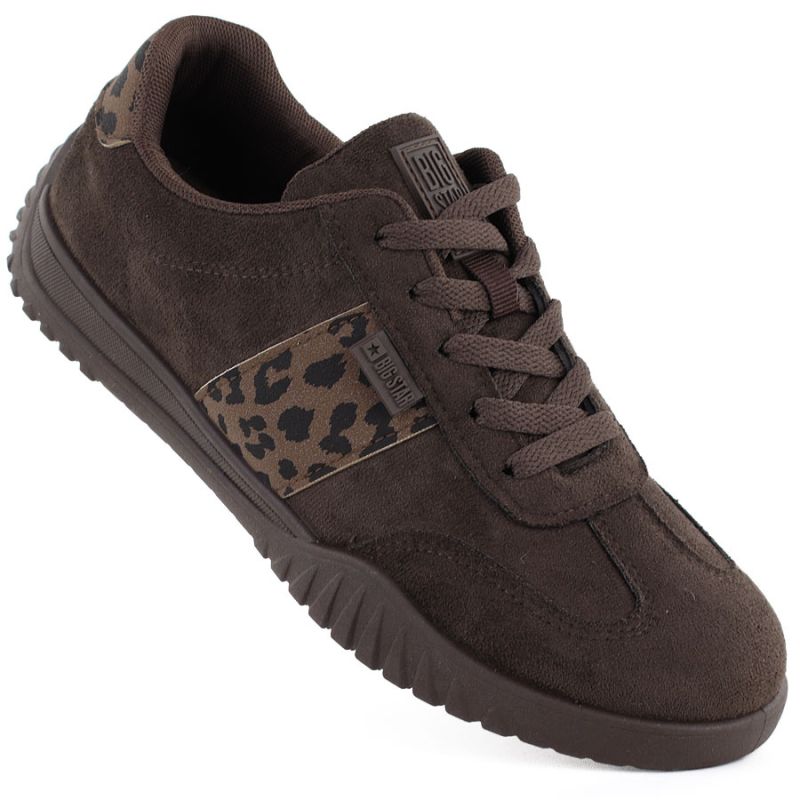 Women's brown suede sneakers Big Star TT274265 Big Star