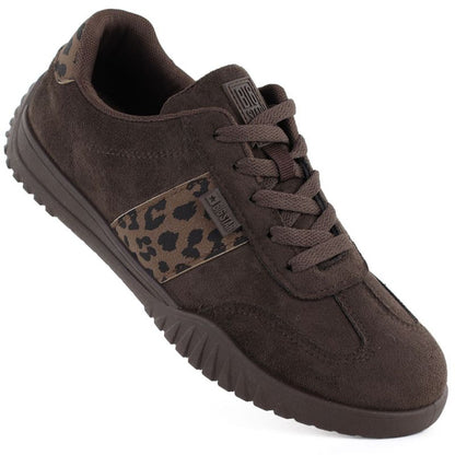 Women's brown suede sneakers Big Star TT274265 Big Star