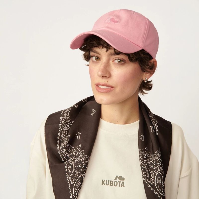 Kubota pink baseball cap K25SS-501-001-28-1 Kubota
