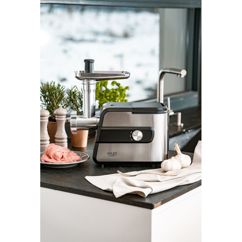 Adler AD 4813 2000W Mincer Black, Silver AGD - Produkty/Maszynki do mielenia Your Sports Performance