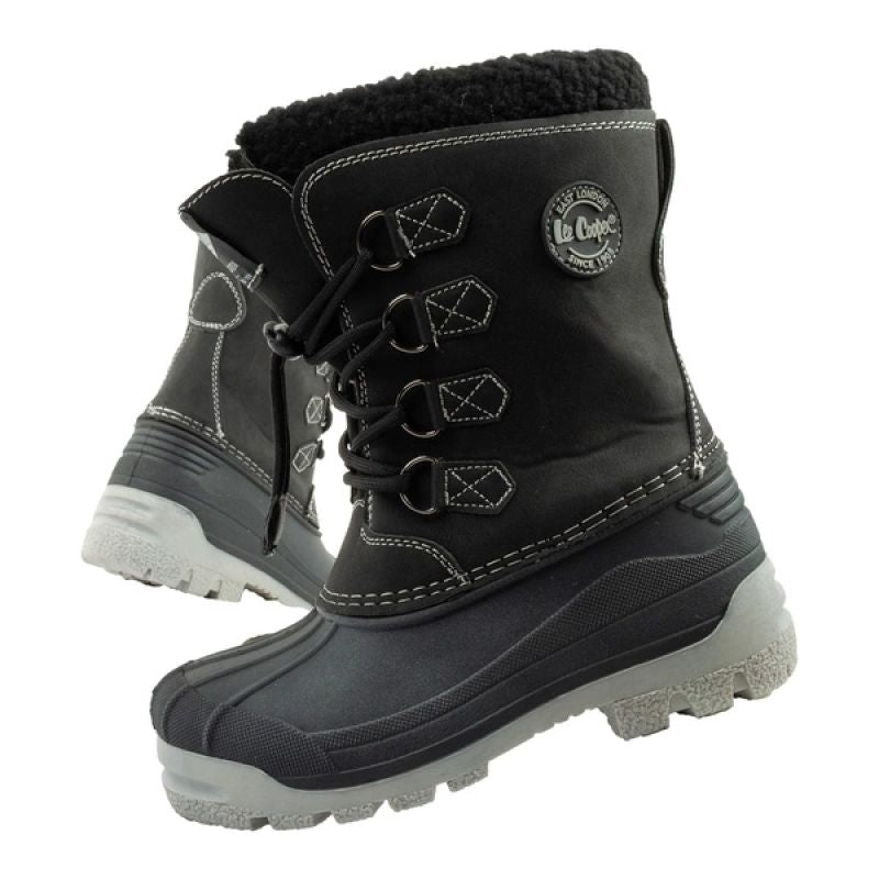 Lee Cooper winter boots children's insulated snow boots for boys black In preparation Your Sports Performance