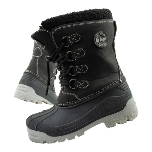 Lee Cooper winter boots children's insulated snow boots for boys black In preparation Your Sports Performance