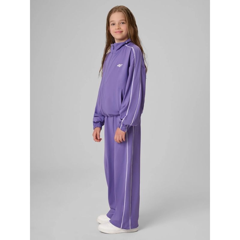 Girls' sports sweatpants 4F 4FJRSS26TTROF2019-51S