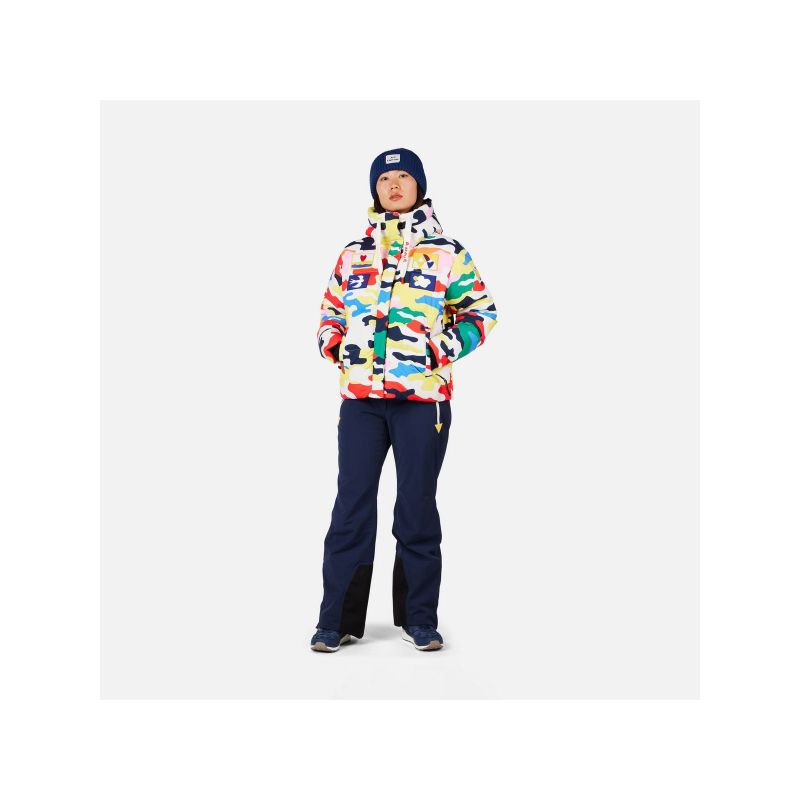 ROSSIGNOL W JCC ALLSNOW DOWN JKT women's ski jacket multicolor