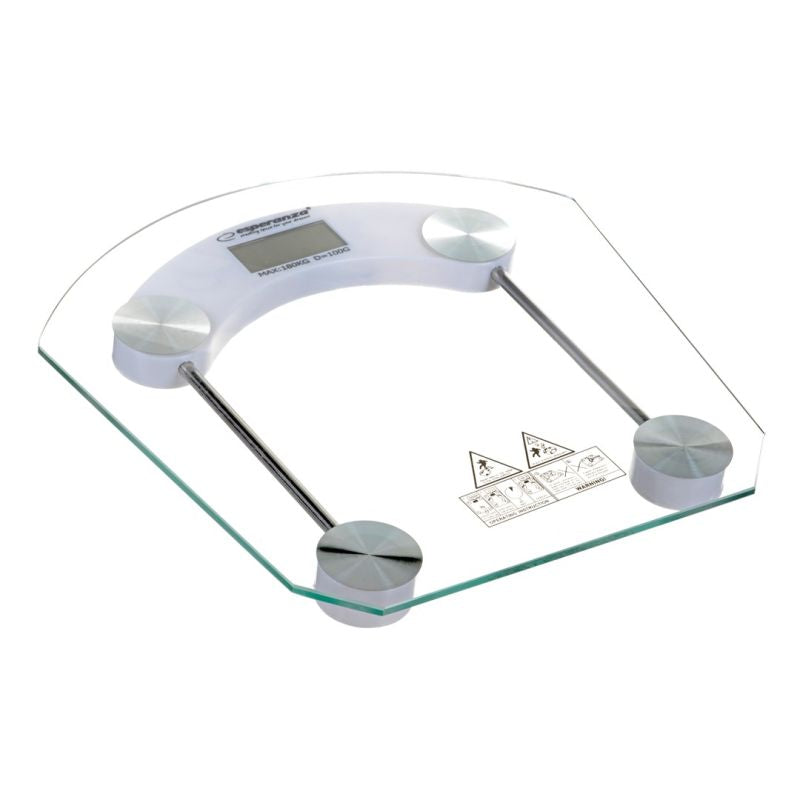 Esperanza Pilates EBS008W Bathroom Scale (transparent) AGD - Produkty/Wagi łazienkowe Your Sports Performance