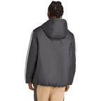 Men's adidas Essentials Climawarm 3-Stripes Insulated Hooded Jacket Black JM4042 In preparation Adidas