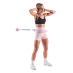 HMS HHW06 hula hoop with studs, weight and counter, pink In preparation Your Sports Performance
