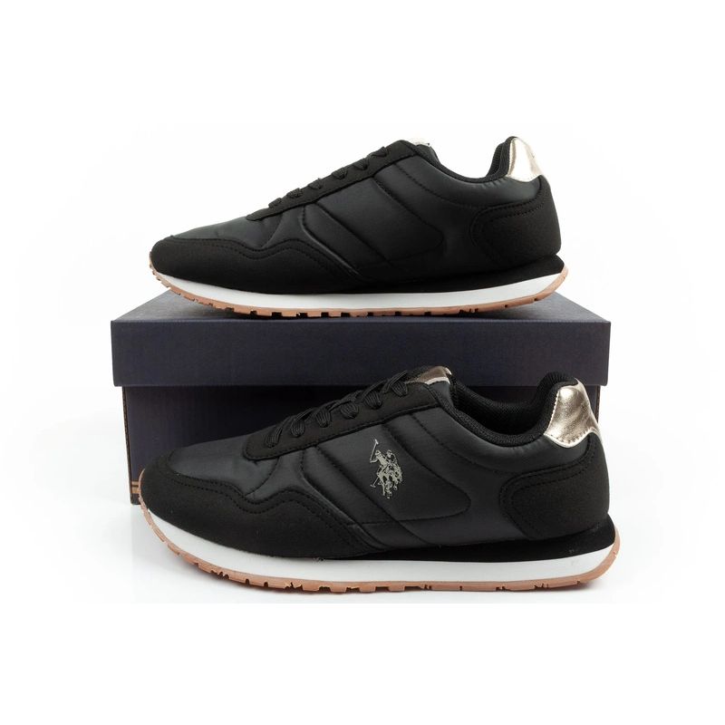 US Polo Assn sports shoes sneakers women's fashionable comfortable black Your Sports Performance