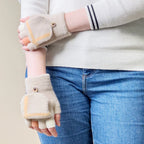 Women's/children's winter phone gloves - white Hurtel