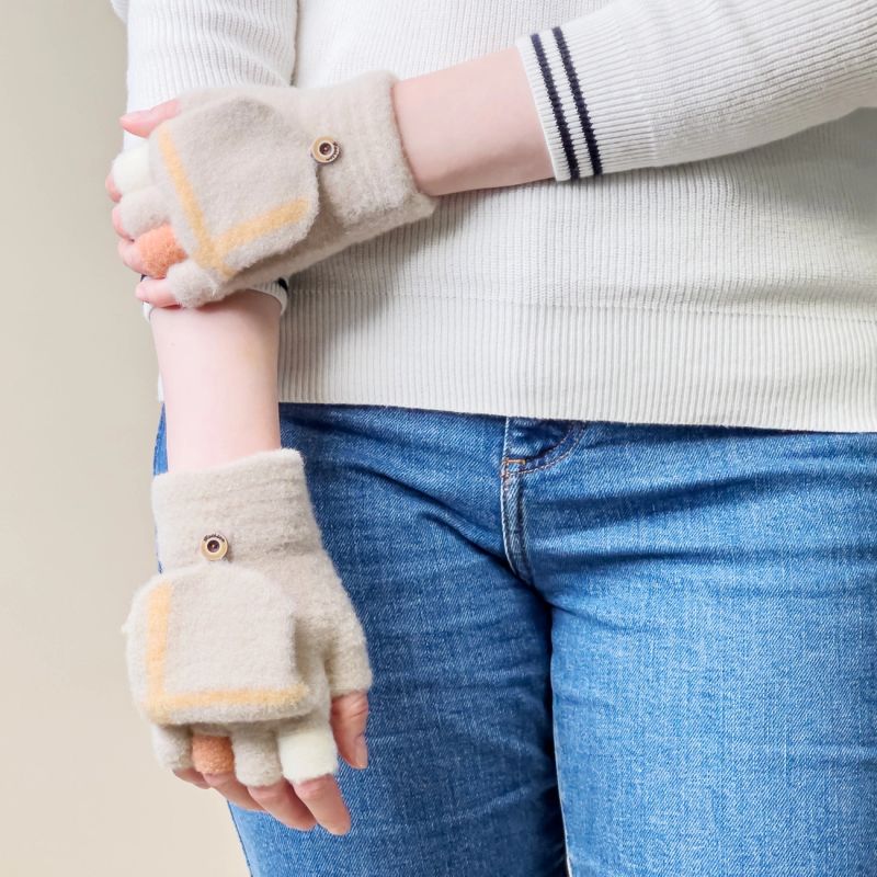Women's/children's winter phone gloves - white Hurtel