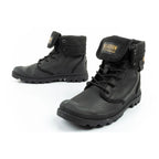 Palladium Women's Baggy Coated High Top Sneakers Fashionable Black In preparation Your Sports Performance