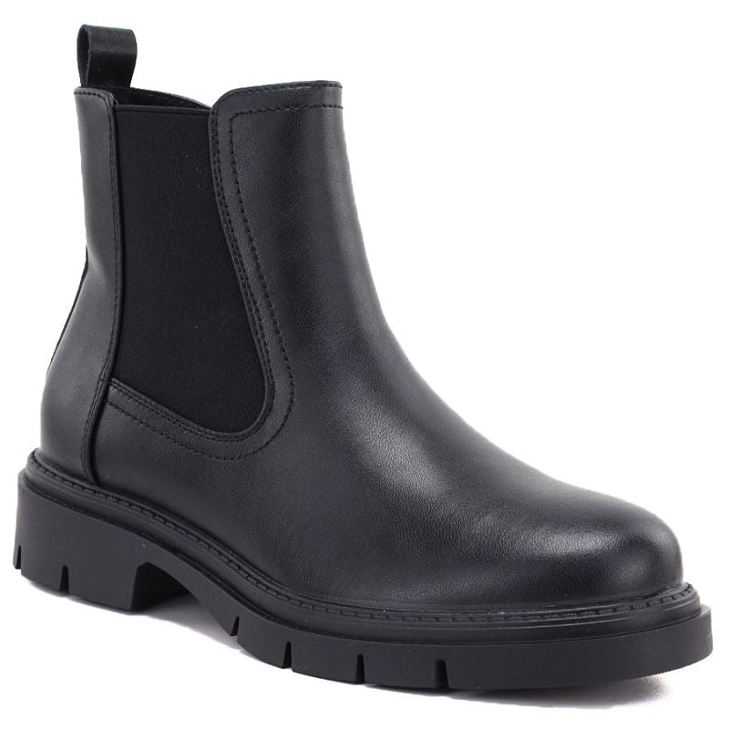 Women's leather ankle boots, black Sergio Leone BT-01-S
