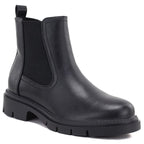 Women's leather ankle boots, black Sergio Leone BT-01-S