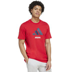 Adidas Polo Shirt Arsenal London FC 24/25 Session Graphic Tee JM9415 adidas