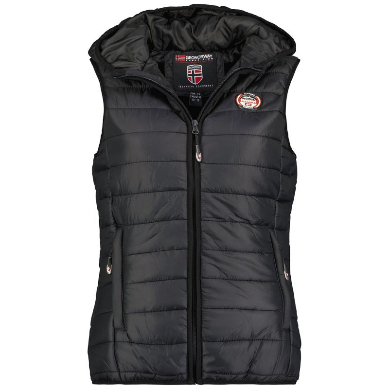 Geographical Norway Vatika Hood EO 233 Jr WW2008E/GNO-Black vest Clothing/Outdoor/Geographical Norway Your Sports Performance